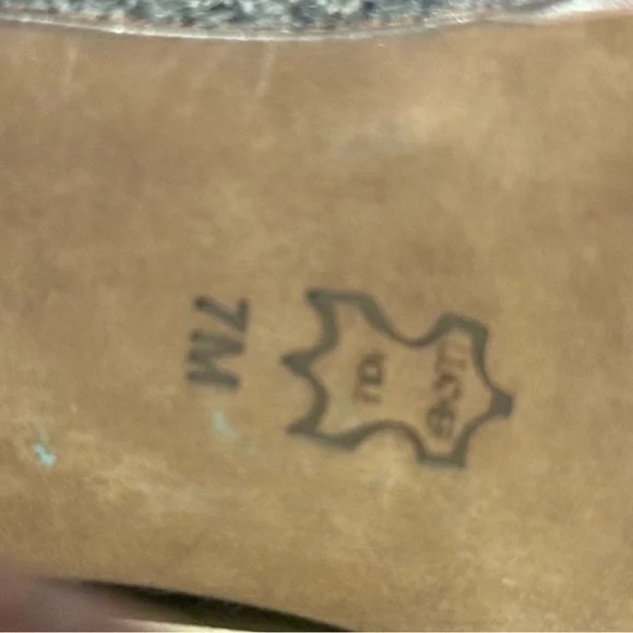 Tory Burch lace up gray and brown leather ankle boots - Picture 9 of 14